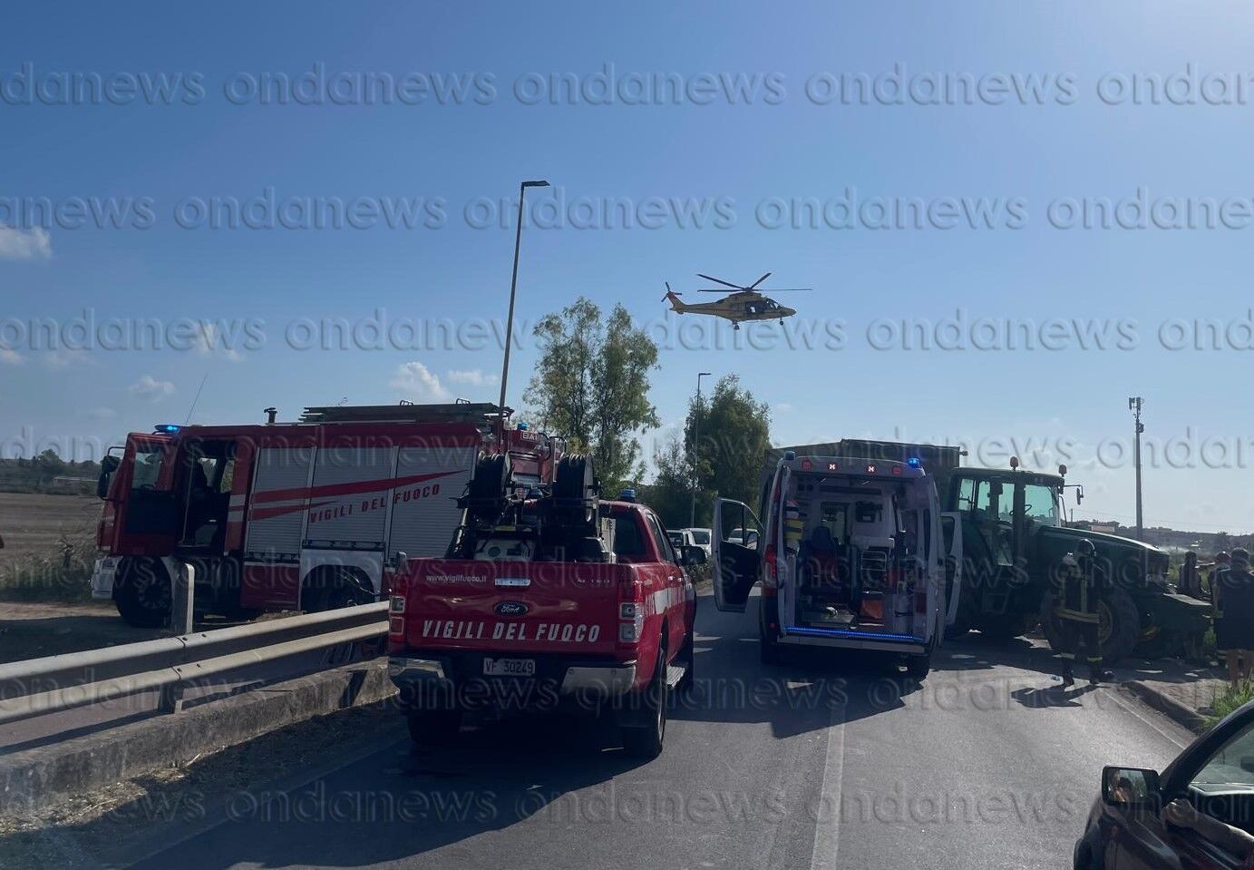 Grave incidente tra scooter e trattore a Capaccio. Giovane centauro ...